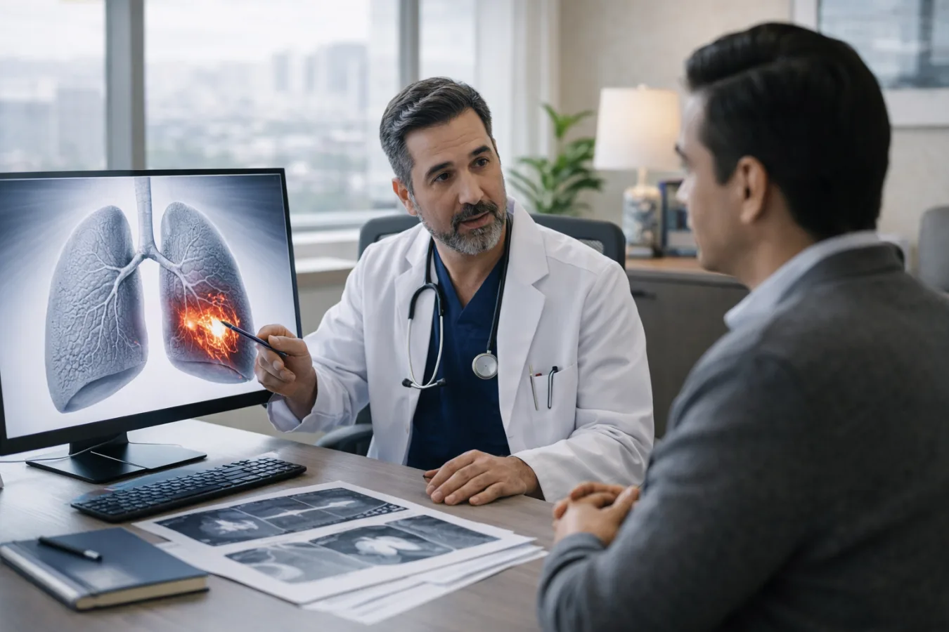 ¿Qué médico trata cáncer de pulmón?